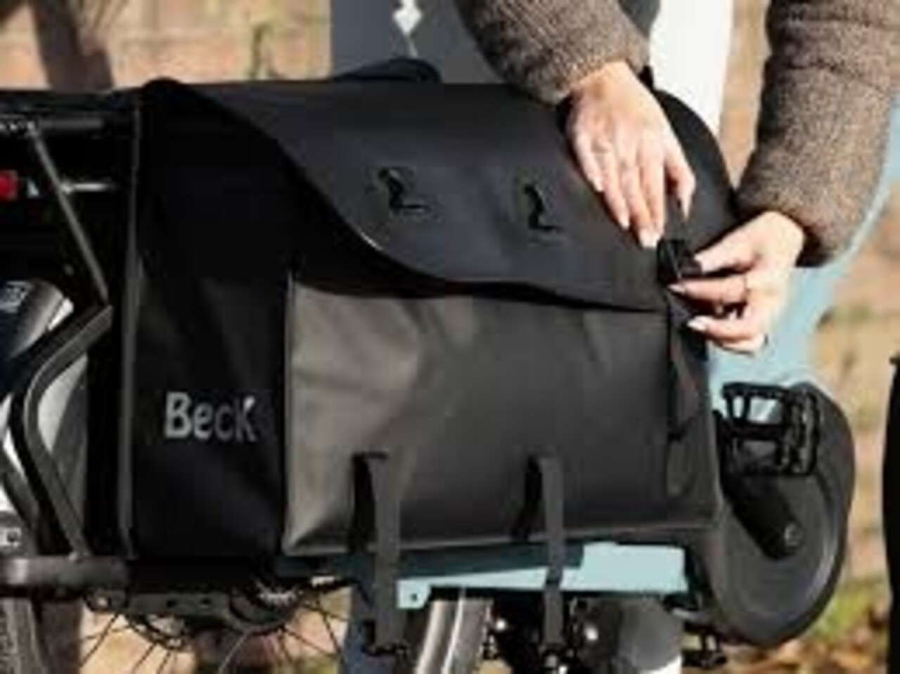 Beck Looong Dubbele Fietstas voor Longtail fietsen