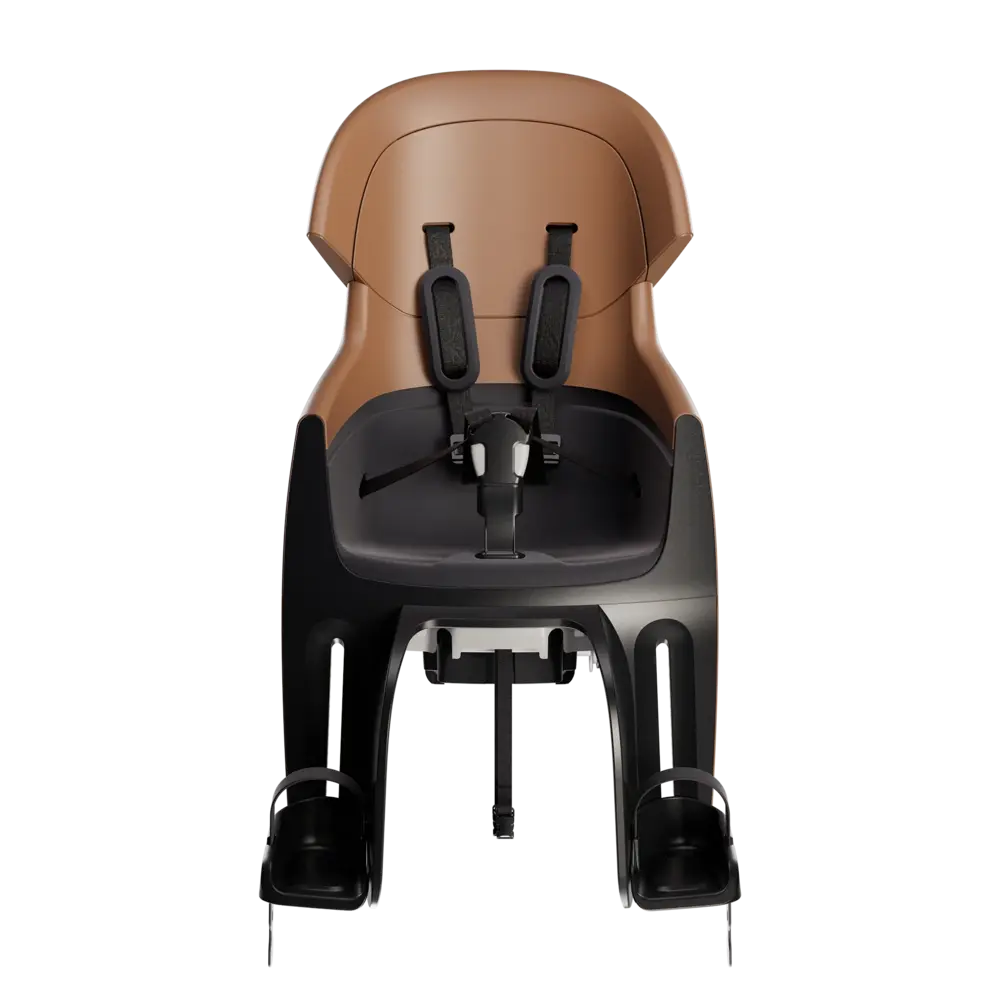 Bobike Maxi Exclusive Evolve Cinnamon Brown achterstoeltje Drager Bevestiging
