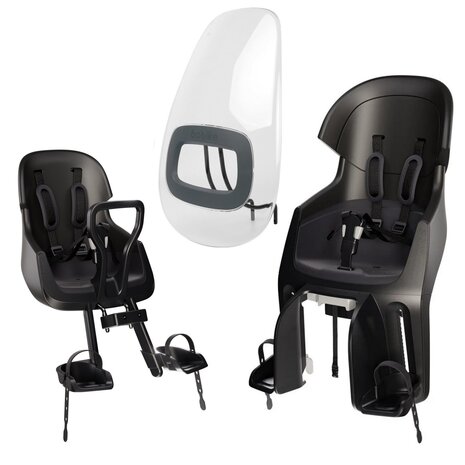 Bobike Exclusive Evolve compleet pakket met extra voordeel Urban Black