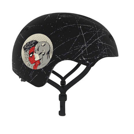 Seven Polska Kinderhelm Fietshelm Marvel Comics – 52-56 cm (M)
