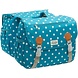 New Looxs Dubbele Fietstas Joli Double Blue Dots New Looxs Dubbele Fietstas Joli Double Blue Dots