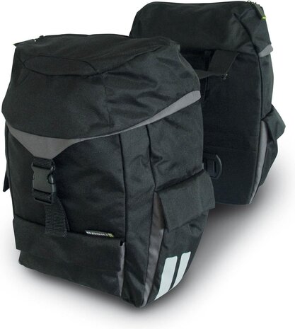 Basil Sports dubbele fietstas 38 liter zwart lichtgewicht Basil Sports dubbele fietstas 38 liter zwart lichtgewicht
