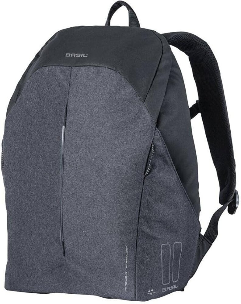 Basil B-Safe Backpack 18 liter zwart fietsrugtas met regenhoes Basil B-Safe Backpack 18 liter zwart fietsrugtas met regenhoes
