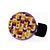 Fietsbel 70's Abstract Print Retro Design