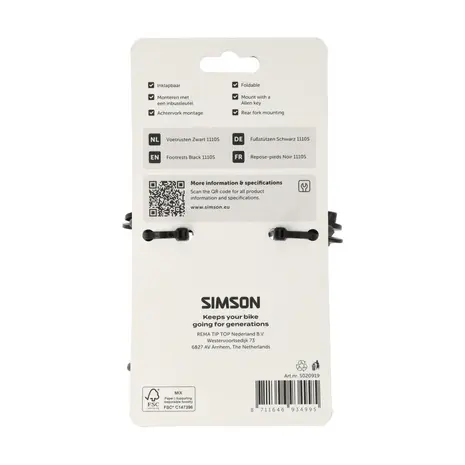 Simson Voetsteunen / Stepjes / Voet Rusten / Voetensteuntjes