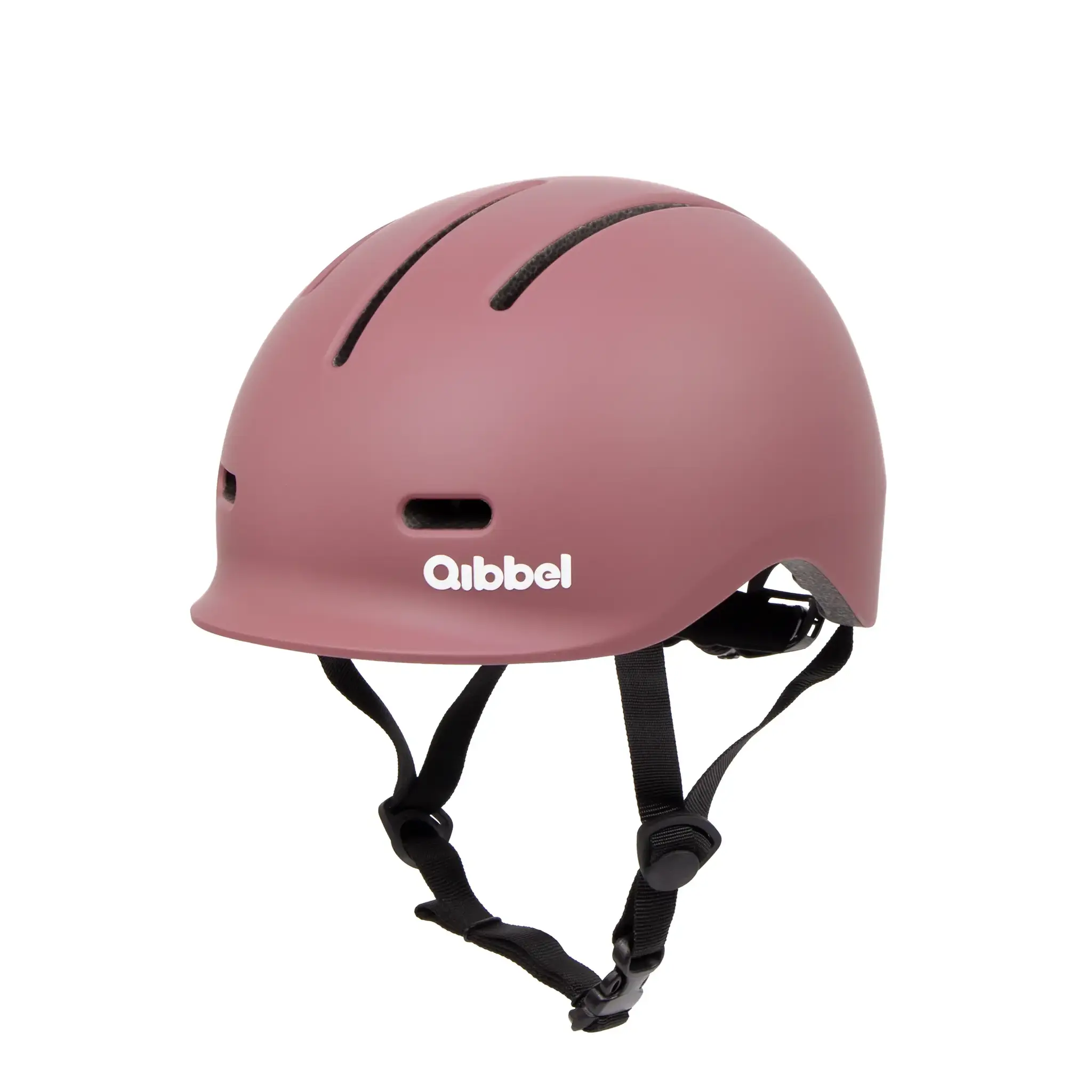 Qibbel Fietshelm / Kinderhelm S 52-56 cm Plum Rose