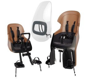 Bobike Exclusive Evolve Cinnamon Brown Pakket Fietsstoeltjes