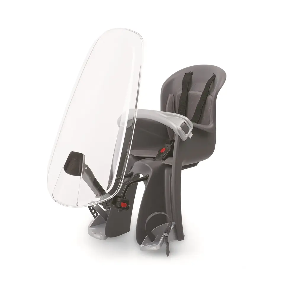 Polisport Bilby Voorzitje met windscherm en Joy Achterstoeltje bagagedrager montage set