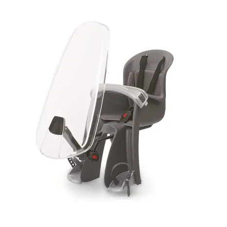 Polisport Bilby Voorzitje met windscherm en Joy Achterstoeltje bagagedrager montage set