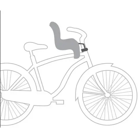 Polisport Bilby Voorzitje met windscherm en Joy Achterstoeltje bagagedrager montage set