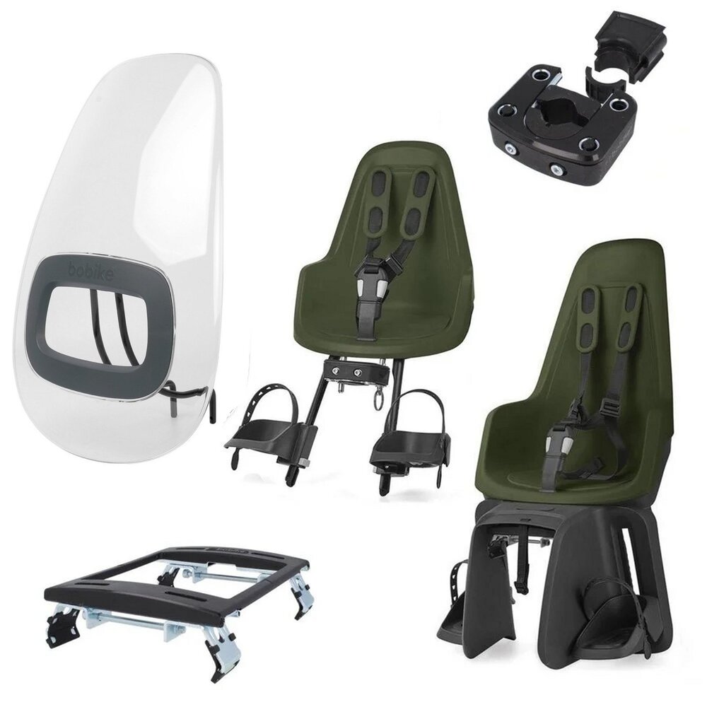 Bobike One compleet pakket met extra voordeel Olive Green