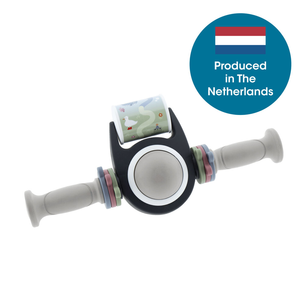 Qibbel toybar warm grijs handvat