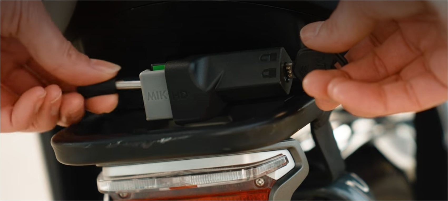 MIK HD fietsstoeltje op slot zetten: dit is de oplossing