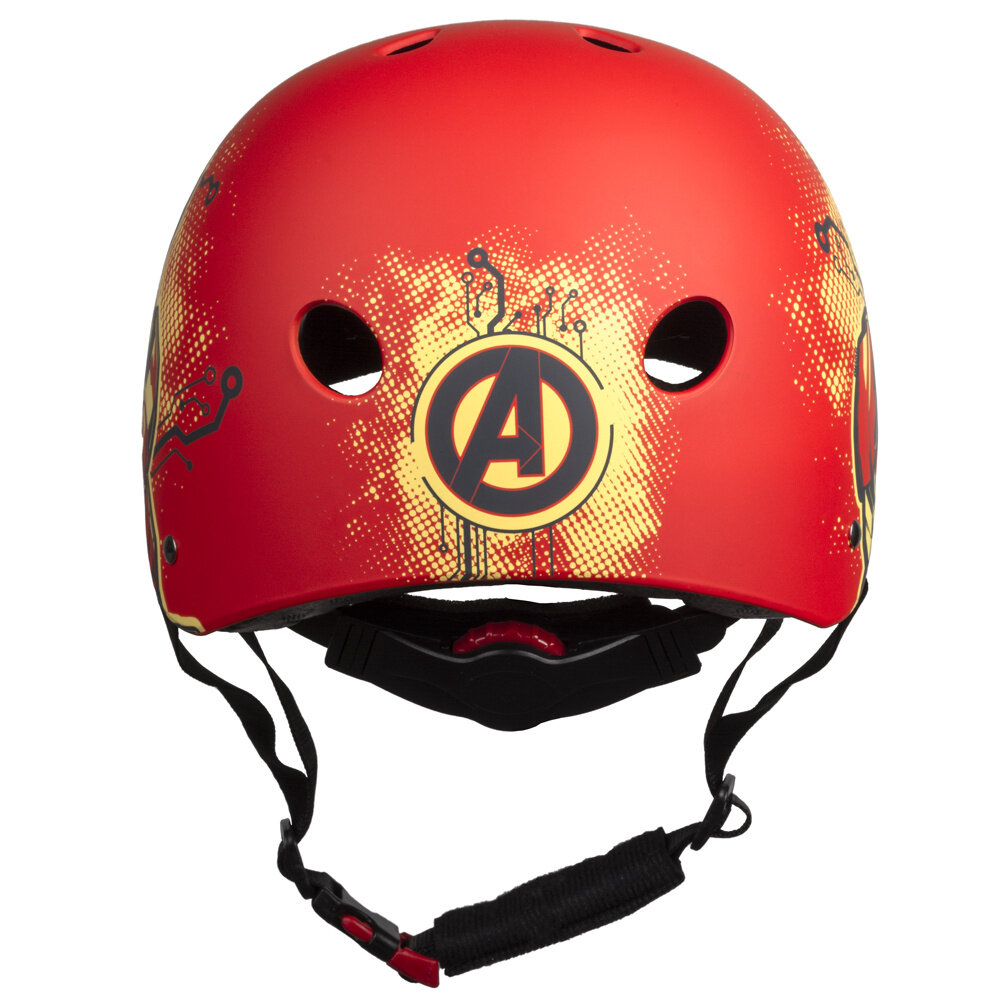 Seven Polska kinderhelm Iron Man Rood Fietshelm – 52-56 cm (M)