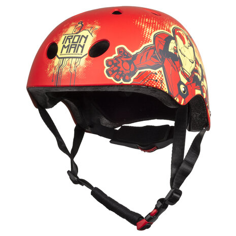 Seven Polska kinderhelm Iron Man Rood Fietshelm – 52-56 cm (M)