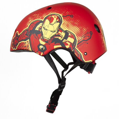 Seven Polska kinderhelm Iron Man Rood Fietshelm – 52-56 cm (M)