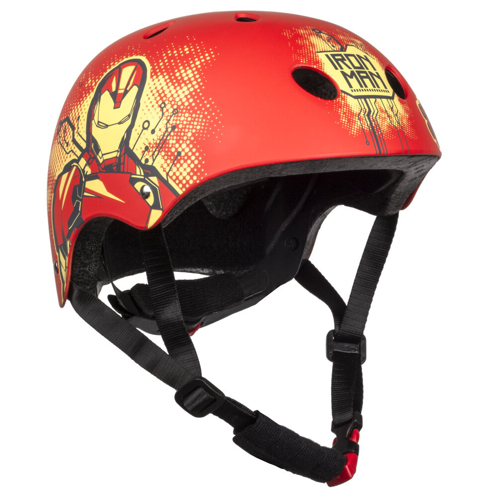 Seven Polska kinderhelm Iron Man Rood Fietshelm – 52-56 cm (M)
