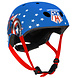 Seven Polska kinderhelm Captain America Blauw Fietshelm – 52-56 cm (M)