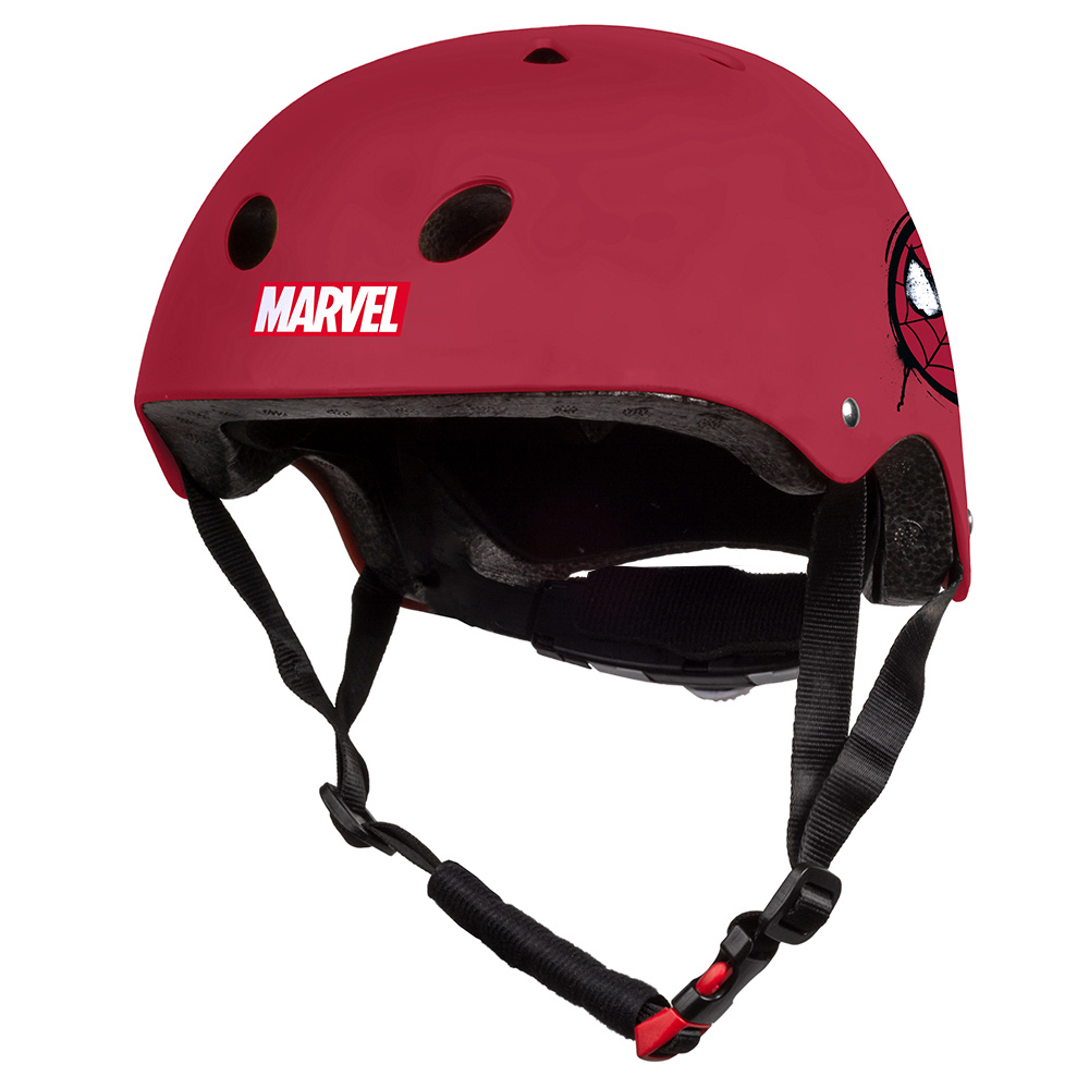 Seven Polska kinderhelm Spiderman Rood Fietshelm - 52-56 cm (M)