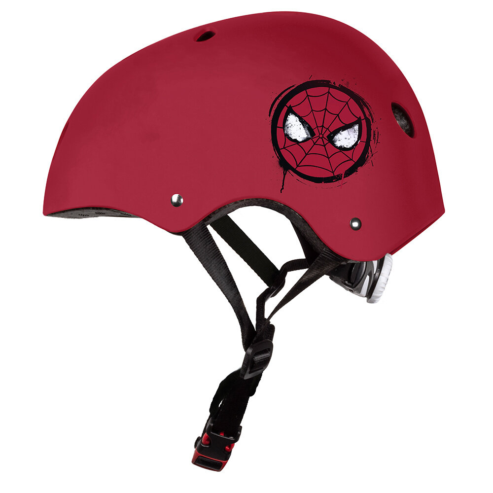 Seven Polska kinderhelm Spiderman Rood Fietshelm – 52-56 cm (M)