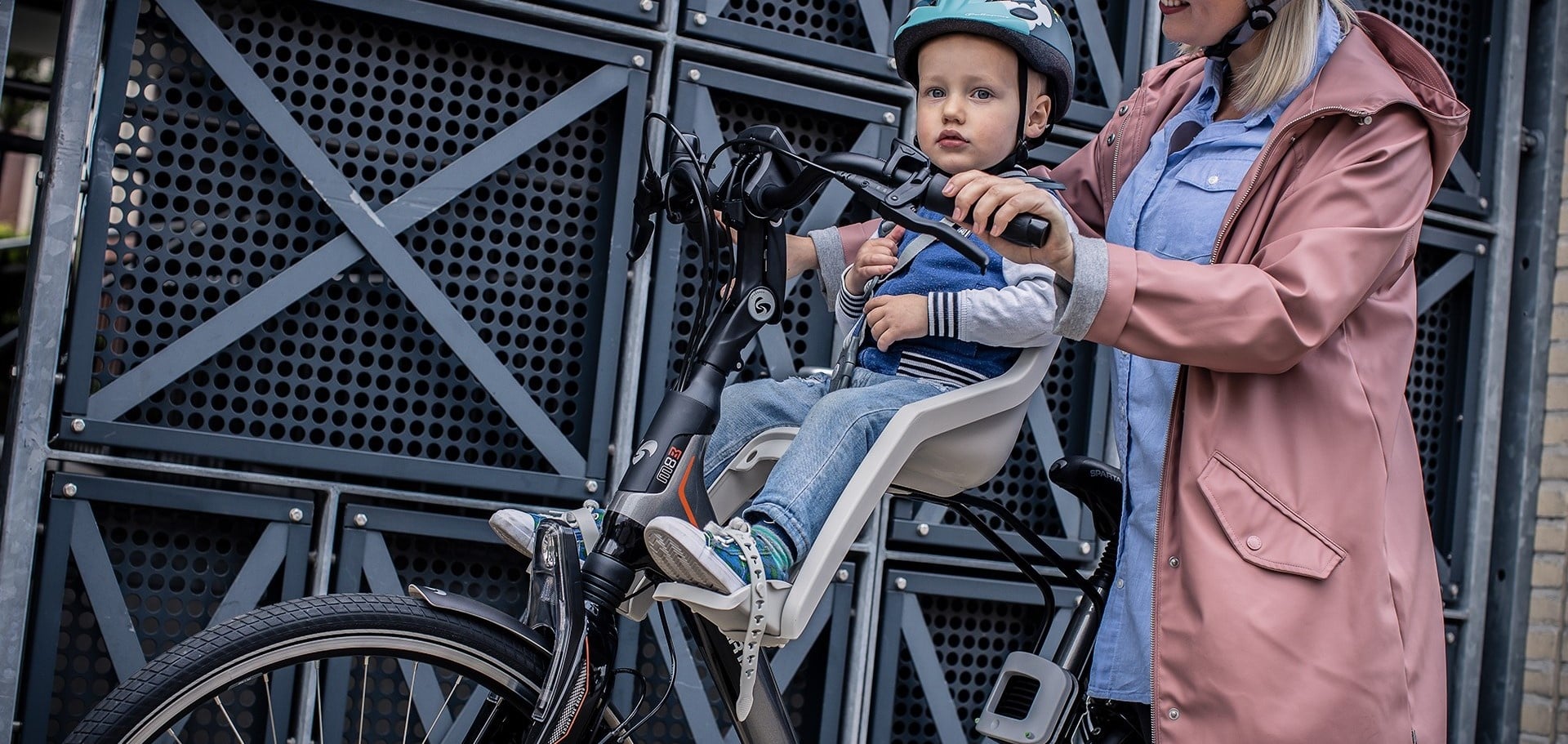 Polisport Bubbly Mini Plus FF: voorstoeltje met framebevestiging