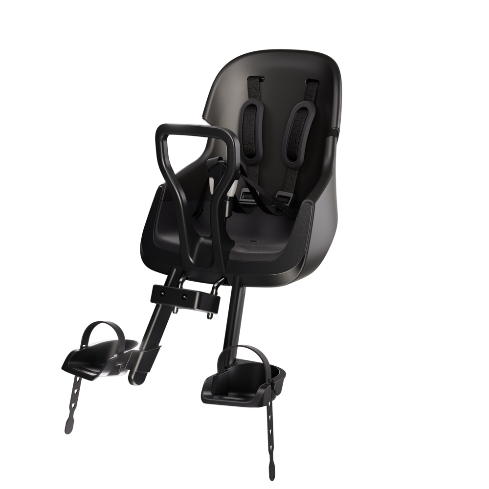 Bobike Mini Exclusive Evolve Urban Black Voorstoeltje + Windscherm Bobike Mini Exclusive Evolve Urban Black Voorstoeltje + Windscherm