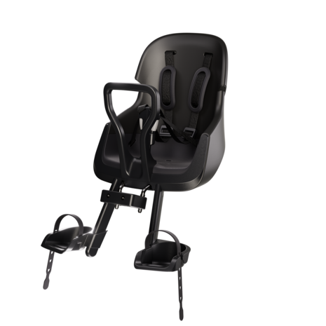 Bobike Mini Exclusive Evolve Urban Black Voorstoeltje + Windscherm Bobike Mini Exclusive Evolve Urban Black Voorstoeltje + Windscherm