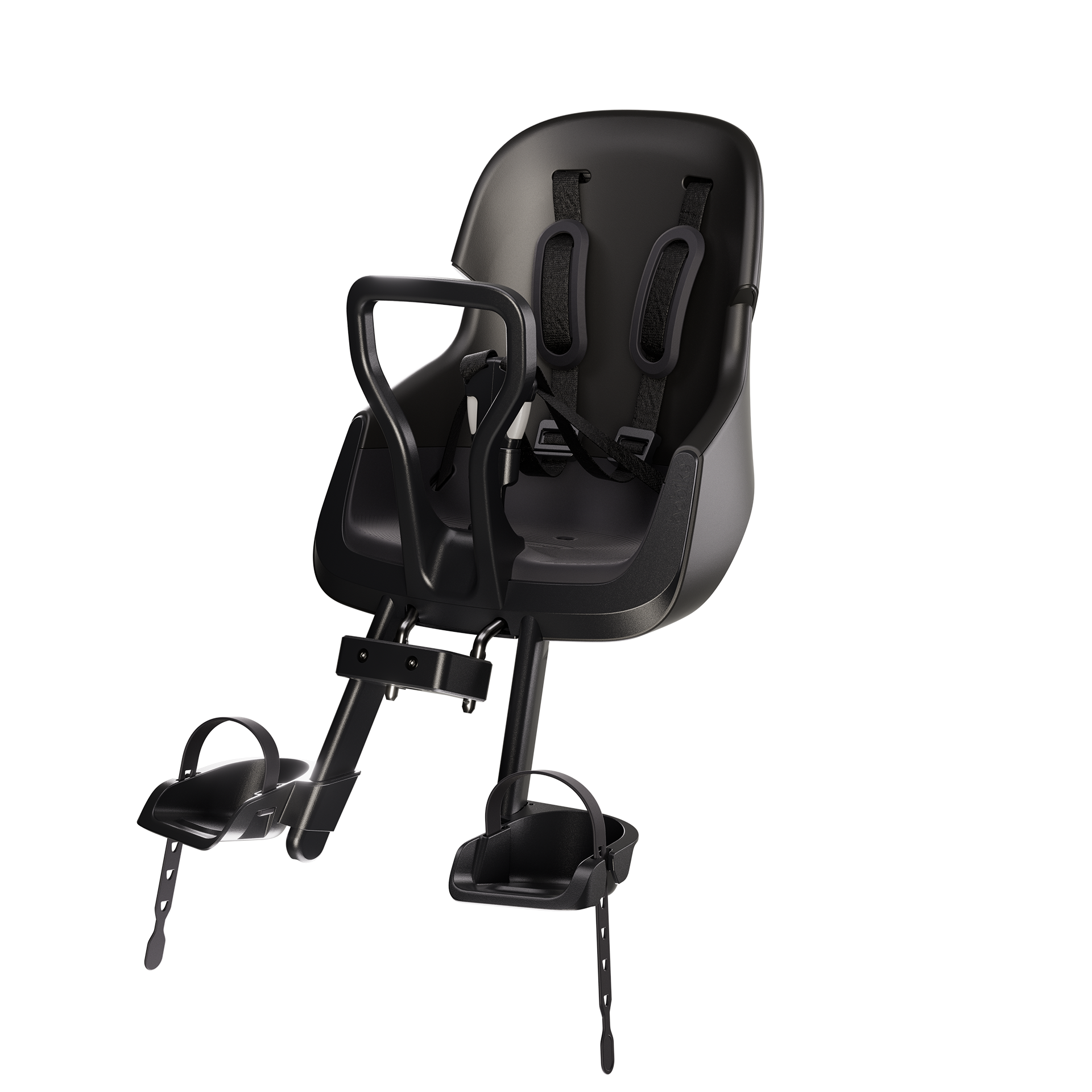 Mini Exclusive Evolve Urban Black Voorstoeltje + Windscherm