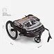 Bobike Trailer 2 in 1 Fietskar Grijs Bobike Trailer 2 in 1 Fietskar Grijs