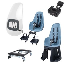 Bobike One Citadel Blue pakket Fietsstoeltjes