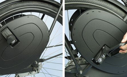 Voetsteuntjes monteren op een fiets met dikke of vierkante framebuizen? Nu wel mogelijk!