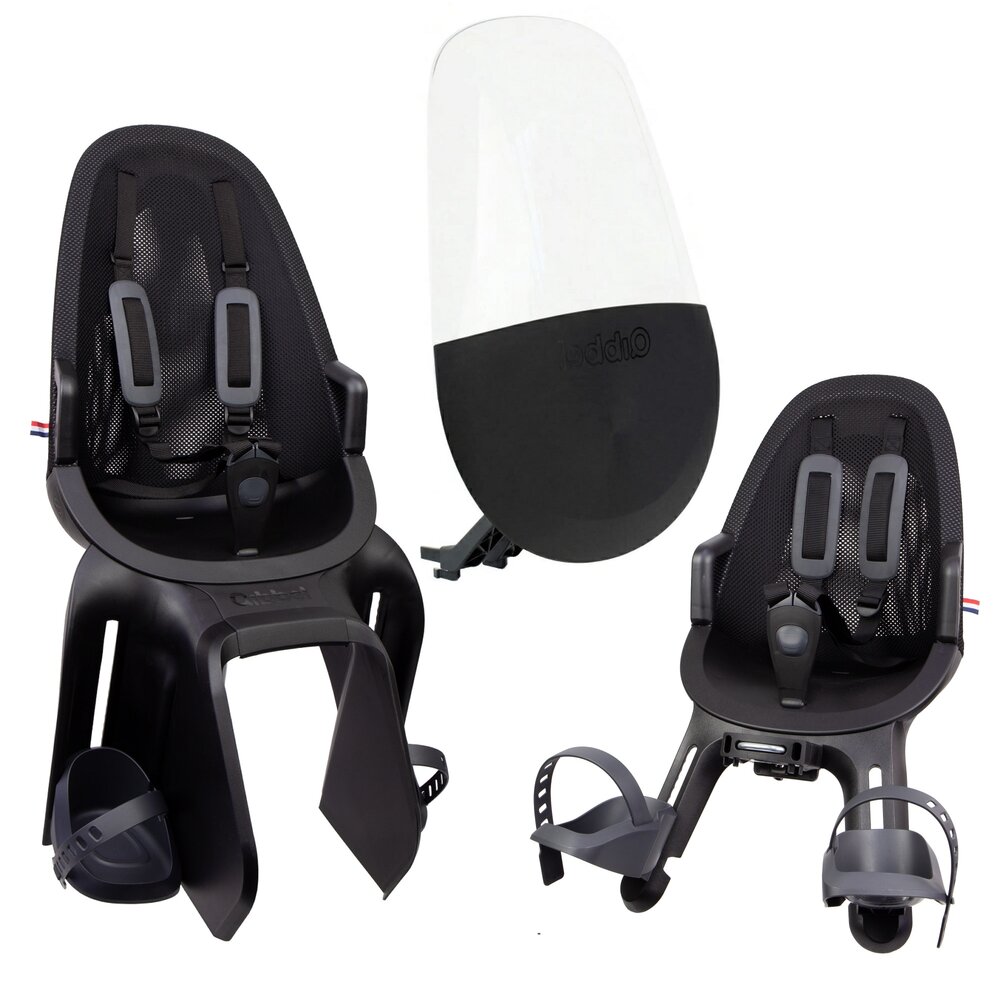 Qibbel Air Midnight Black Fietsstoeltjes Pakket Qibbel Air Midnight Black Fietsstoeltjes Pakket