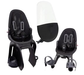 Qibbel Air Midnight Black Fietsstoeltjes Pakket
