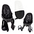 Air Midnight Black Fietsstoeltjes Pakket