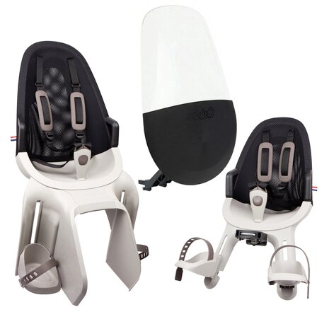 Qibbel Air Pebble Grey Fietsstoeltjes Pakket Qibbel Air Pebble Grey Fietsstoeltjes Pakket