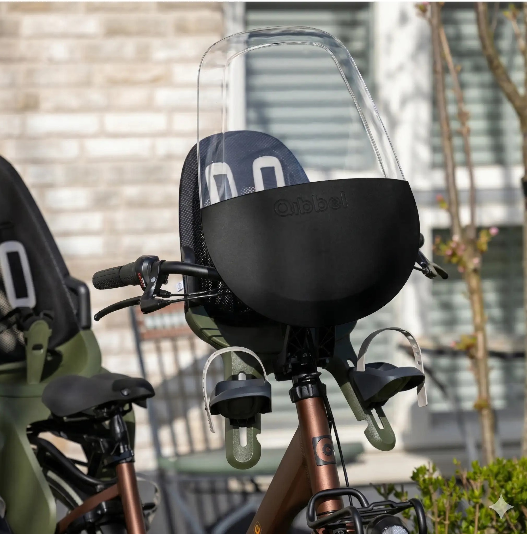 Air Granite Grey Fietsstoeltjes Pakket