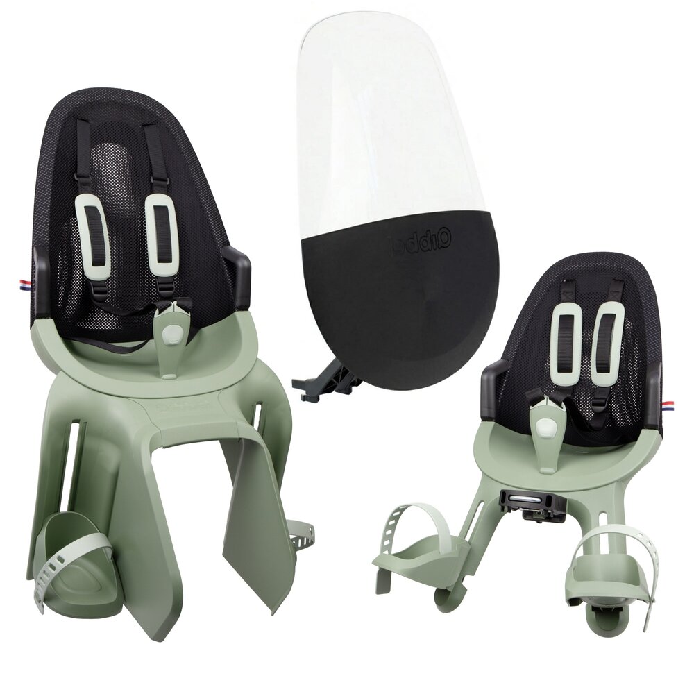 Qibbel Air Sage Green Fietsstoeltjes Pakket Qibbel Air Sage Green Fietsstoeltjes Pakket