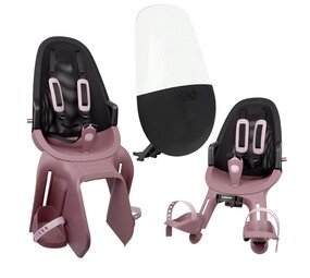 Qibbel Air Plum Rose Fietsstoeltjes Pakket Qibbel Air Plum Rose Fietsstoeltjes Pakket