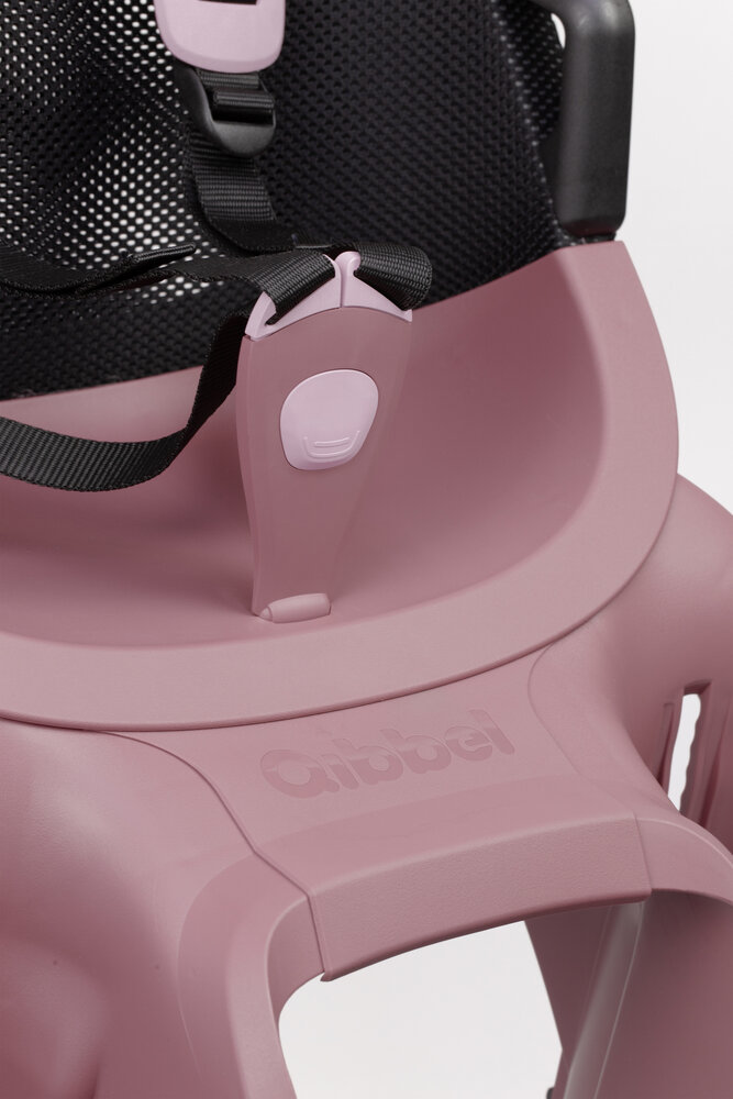 Qibbel Air Plum Rose Fietsstoeltjes Pakket Qibbel Air Plum Rose Fietsstoeltjes Pakket