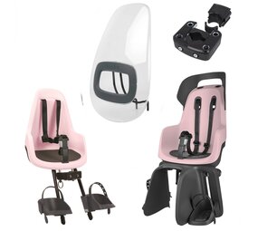 Bobike Go Cotton Candy Pink pakket Fietsstoeltjes Bobike Go Cotton Candy Pink pakket Fietsstoeltjes