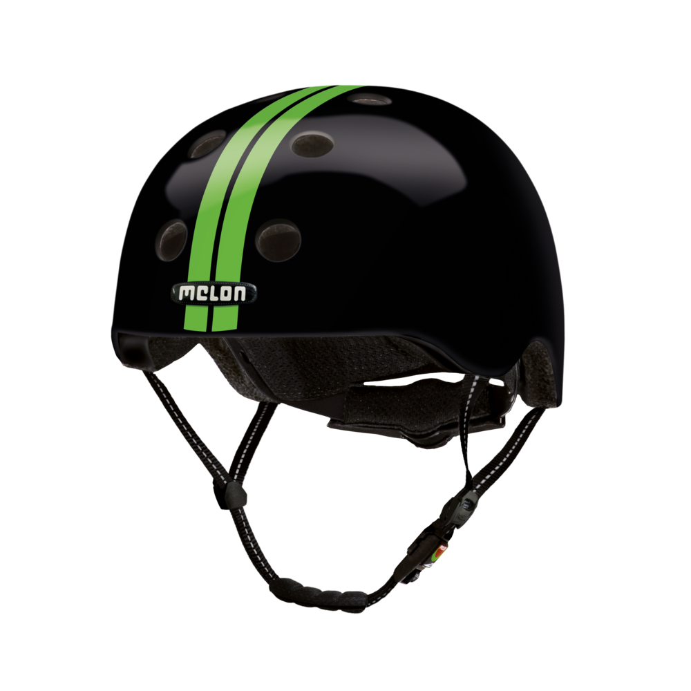 Melon BabyHelm / Kinderhelm XXS Straight Green Black (46 t/m 52 cm) Melon BabyHelm / Kinderhelm XXS Straight Green Black (46 t/m 52 cm)