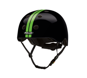 Melon BabyHelm / Kinderhelm XXS Straight Green Black