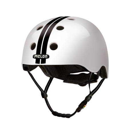 Melon BabyHelm / Kinderhelm XXS Straight Black White (46 t/m 52 cm) Melon BabyHelm / Kinderhelm XXS Straight Black White (46 t/m 52 cm)