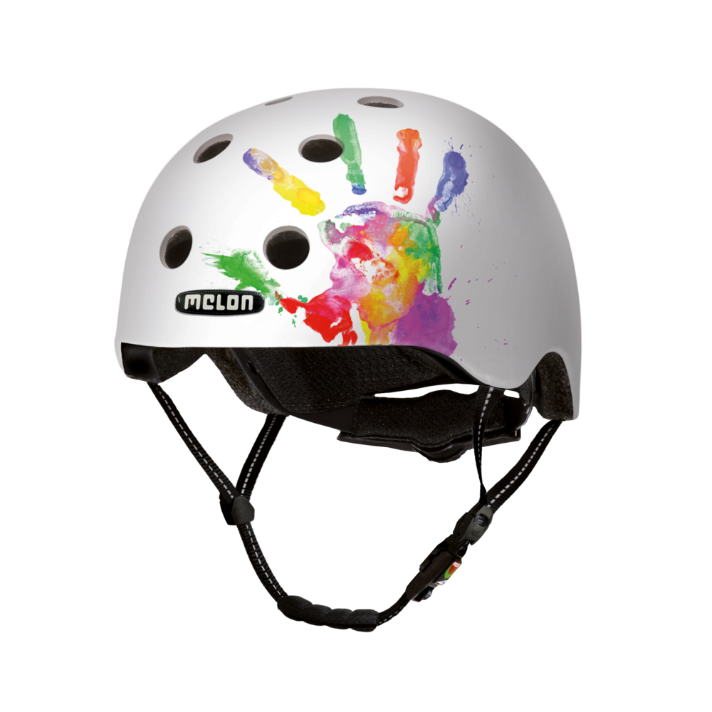 Melon BabyHelm / Kinderhelm XXS Handprint (matte) (46 t/m 52 cm) Melon BabyHelm / Kinderhelm XXS Handprint (matte) (46 t/m 52 cm)