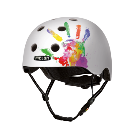 Melon BabyHelm / Kinderhelm XXS Handprint (matte) (46 t/m 52 cm) Melon BabyHelm / Kinderhelm XXS Handprint (matte) (46 t/m 52 cm)