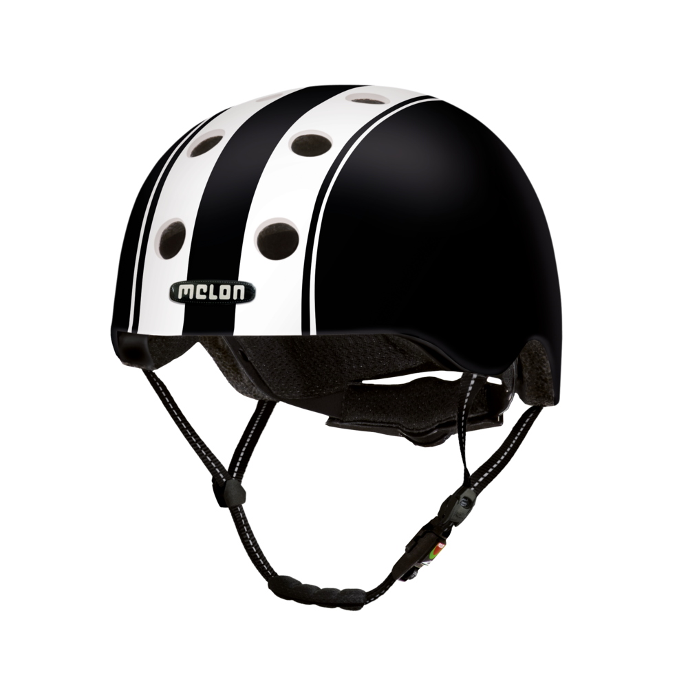 Melon BabyHelm / Kinderhelm XXS Double White Black (matte) (46 t/m 52 cm) Melon BabyHelm / Kinderhelm XXS Double White Black (matte) (46 t/m 52 cm)