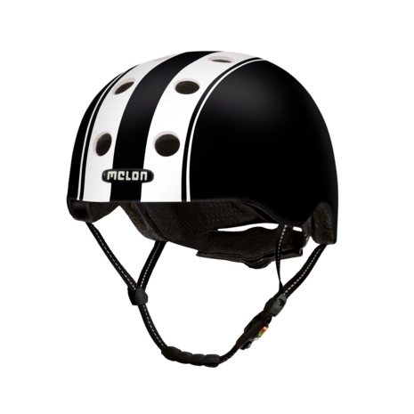 Melon BabyHelm / Kinderhelm XXS Double White Black (matte) (46 t/m 52 cm) Melon BabyHelm / Kinderhelm XXS Double White Black (matte) (46 t/m 52 cm)