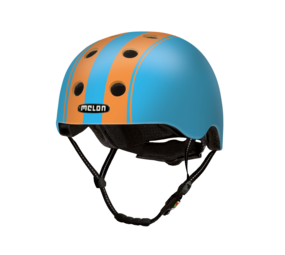 Melon BabyHelm / Kinderhelm XXS Double Orange Blue
