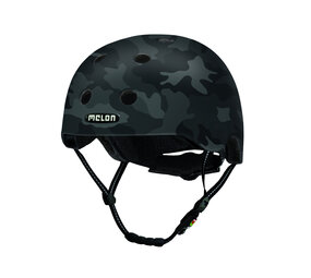 Melon BabyHelm / Kinderhelm XXS Double Camouflage Black (matte)