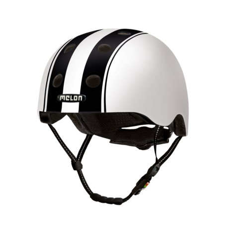 Melon BabyHelm / Kinderhelm XXS Double Black White (matte) (46 t/m 52 cm)